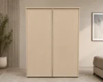 Elegant 4 Door Mirrored Wardrobe with 2 Mirror Panels and 2 Spacious Drawers - Image 3