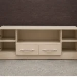 Modern Entertainment TV Unit with Storage Drawers & Side Cabinets – Elegant Home Furniture