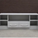 Stylish TV Stand Cabinet with Open Shelf, Drawers & Side Storage – Modern Living Room Furniture