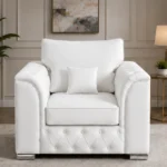 Premium Tufted 1 Seater Sofa Classic Royal 1 Seater Sofa