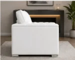 Premium Tufted 1 Seater Sofa Classic Royal 1 Seater Sofa - Image 4
