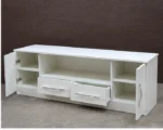 Contemporary TV Stand with Spacious Storage Drawers & Side Compartments – Modern Entertainment Unit - Image 4