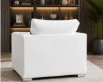 Premium Tufted 1 Seater Sofa Classic Royal 1 Seater Sofa - Image 5