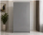 Space-Saving 2-Door Mirrored Wardrobe – Stylish Clothes Storage Cabinet - Image 4
