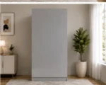 Grey 2 Door Bedroom Wardrobe – 3 Drawer Storage Unit – Modern Design - Image 4