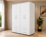 Premium 4 Door 4 Drawer Wardrobe – Stylish and Spacious Clothes Organizer for Modern Bedrooms - Image 5