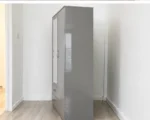 Pearl Grey 4 Door Wardrobe – Modern Mirrored Storage– Spacious Mirrored Storage - Image 3