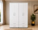 Premium 4 Door 4 Drawer Wardrobe – Stylish and Spacious Clothes Organizer for Modern Bedrooms