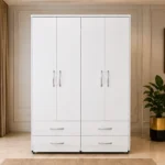 Premium 4 Door 4 Drawer Wardrobe – Stylish and Spacious Clothes Organizer for Modern Bedrooms