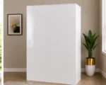 Contemporary White 3 Door Wardrobe – Spacious Storage– 3 Doors, 2 Mirrors & 2 Drawers - Image 4